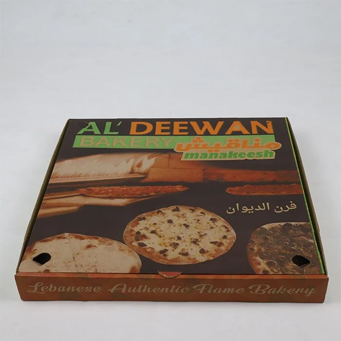 Scatola per pizza Cajas con design alla moda