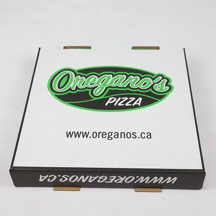 Scatola per pizza con stampa personalizzata in cartone ondulato