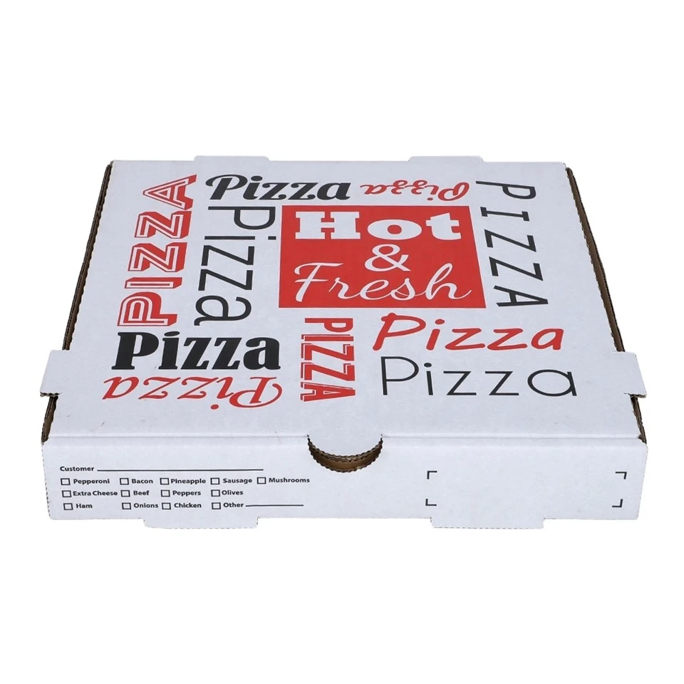 Scatola per pizza ondulata riutilizzabile portatile