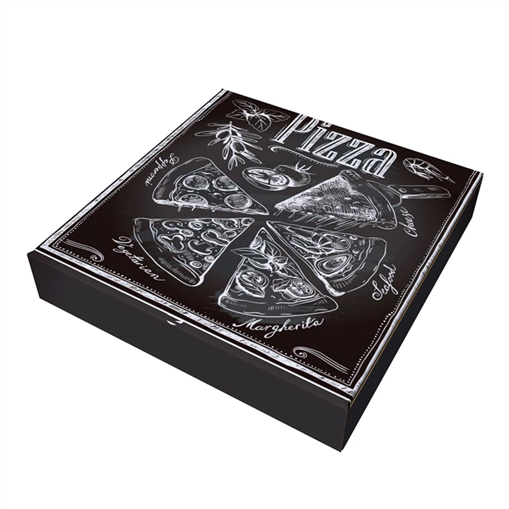 Professional Custom High Quality Pizza Box Color Card Box