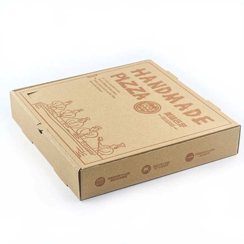 Da asporto Imballaggio Kraft Carta Pizza Scatoleté Scatole