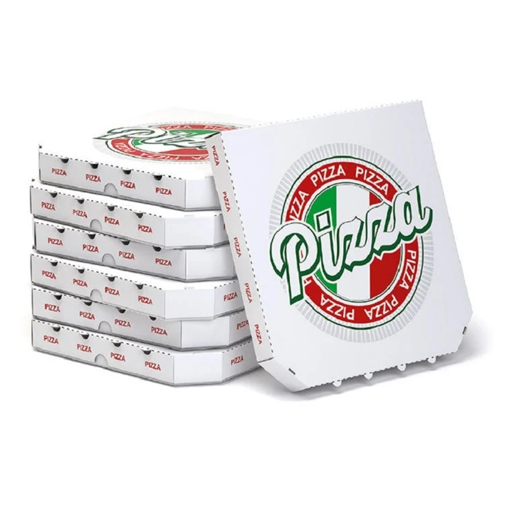 Scatole per pizza stampate con design personalizzato del fornitore